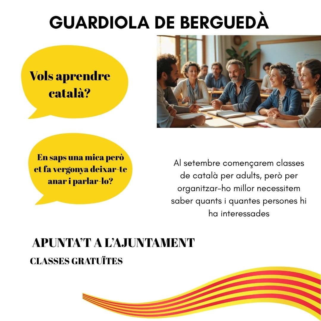 Vols aprendre català?